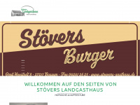 stoevers-gasthaus.de Webseite Vorschau