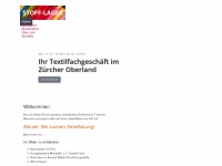 stoff-lager.ch Webseite Vorschau