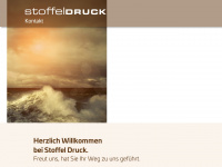 stoffeldruck.ch Webseite Vorschau
