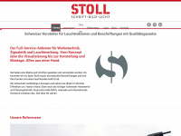 stoll-reklame.ch Webseite Vorschau