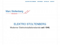 stoltenberg-elektro.de Webseite Vorschau