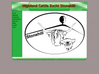 stonehillhighland.ch Webseite Vorschau