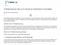 storage-24.de Webseite Vorschau