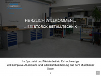 storck-metalltechnik.de Webseite Vorschau