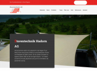 storentechnik-hadorn.ch Webseite Vorschau