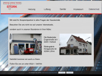 stork-heizung.de Webseite Vorschau
