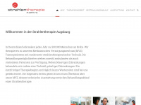 strahlentherapie-augsburg.de Webseite Vorschau