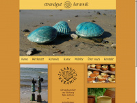 strandgut-keramik.de Webseite Vorschau