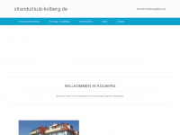 strandurlaub-kolberg.de Webseite Vorschau