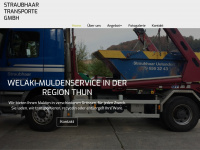 straubhaar-transporte.ch Webseite Vorschau