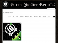streetjusticerecords.de Webseite Vorschau