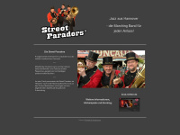 streetparaders.de Webseite Vorschau