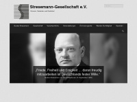 stresemann-gesellschaft.de Webseite Vorschau