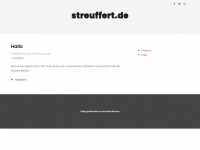 streuffert.de Webseite Vorschau