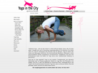 yoga-in-the-city.de Webseite Vorschau