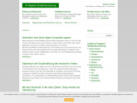 ratgeber-studienfinanzierung.de Webseite Vorschau