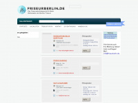friseurberlin.de Webseite Vorschau