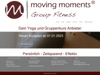 moving-moments.eu Webseite Vorschau