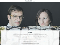 klangbezirk.com Webseite Vorschau