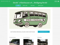 strobls-kleinbusse.de Webseite Vorschau