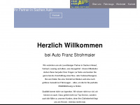strohmaier-auto.at Webseite Vorschau