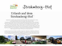 strohmberg-hof.de Webseite Vorschau
