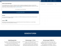 stromaggregate.co.at Webseite Vorschau