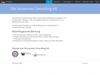 structures.ch Webseite Vorschau