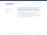 strukiag.ch Webseite Vorschau