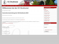 struthonia.ch Webseite Vorschau