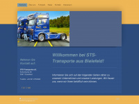 sts-transporte.de Webseite Vorschau