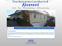 stuck-kosanovic.de Webseite Vorschau