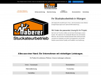 stuckateur-haberer.de Webseite Vorschau