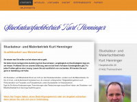stuckateur-henninger.de Webseite Vorschau