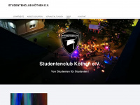 studentenclub-koethen.de Webseite Vorschau