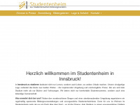 studentenheim-innsbruck.at Webseite Vorschau