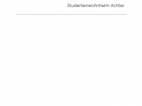 studentenwohnheim-achter.de Webseite Vorschau