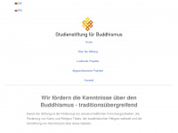 studienstiftung-fuer-buddhismus.de Webseite Vorschau