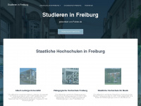 studieren-in-freiburg.de Webseite Vorschau