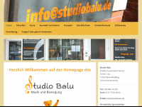 studiobalu.de Webseite Vorschau