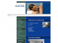studiobelle.ch Webseite Vorschau