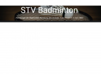 stv-badminton.de Webseite Vorschau