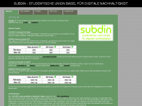 subdin.ch Webseite Vorschau