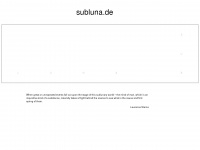 subluna.de Webseite Vorschau