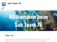 subteam76.ch Webseite Vorschau