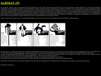 subtext.ch Webseite Vorschau