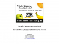 barth-werbung.de Webseite Vorschau