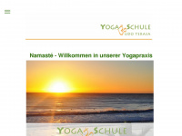 yogaschule-terasa.de Webseite Vorschau