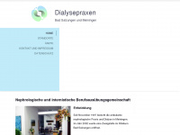 dialysemeiningen.de Webseite Vorschau