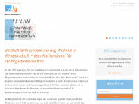wig-nrw.de Webseite Vorschau